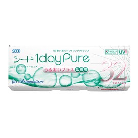 One-Day Pure Moisture Plus for Astigmatism 【BC】8.8【PWR】-3.50【astigmatism frequency】-1.25【astigmatism axis】180, 32 lenses