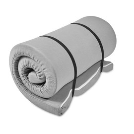 Foamma 3" x 54" x 80" High Density Roll-Up Camping Mattress with Water Resistant Zipper Cover, Foldable and Portable for Camping, RV Bunk, Tent, Guest Bed, Outdoor and Dorm, CertiPUR-US Certified Foam