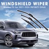 Forccord 26"+ 17"+ 12" Windshield Wiper Blades Fit for INFINITI