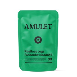 Amulet Restless Legs & Cramps Relief Supplement – 1400mg Magnesium Complex with Zinc, B12 & B6 – Support for Night Leg Cramps & Restless Leg Syndrome – 90 Vegan Capsules