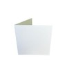 DJP 5x5" Square Creased Blank White Smooth Cards & Envelopes
