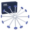 XiKe 12 Pack Blue 2" Nylon Garage Door Roller 7"