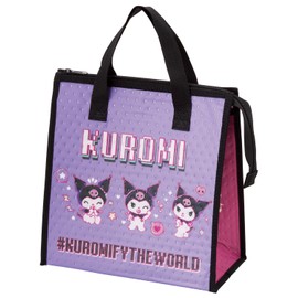 Skater FBC1-A Non-Woven Insulated Lunch Bag, 10.4 x 10.6 inches (26.5 x 27 cm), Sanrio Chrome World