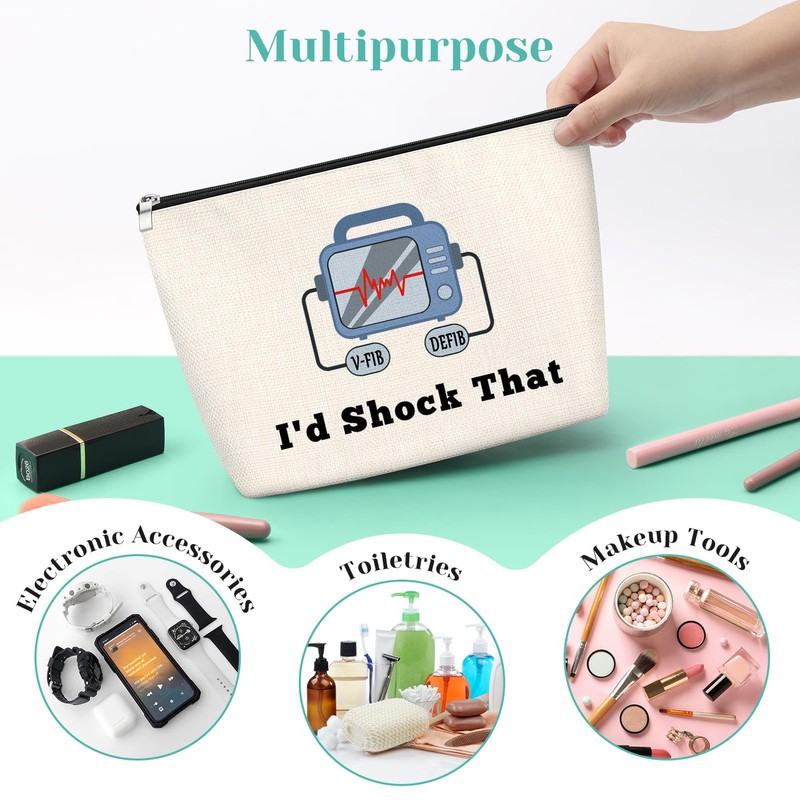 Cardiology Gifts Cosmetic Pouch Critical Care Gift Nurse Gifts for