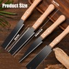 Japanese 4 Pack Hand Saw - Double Edged, Flat, Sharp,