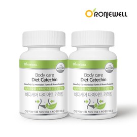 Roniwell Body Care Diet Catechin 60 tablets x 2 (total 2 months supply) / 로니웰  바디케어 다이어트 카테킨 60정 x 2개 (총 2개월분)