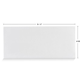 #10 Security Tinted Self-Seal Envelopes - No Window - EnveGuard, Size 4-1/8 X 9-1/2 Inches - White - 24 LB - 200 Count (34100-2)