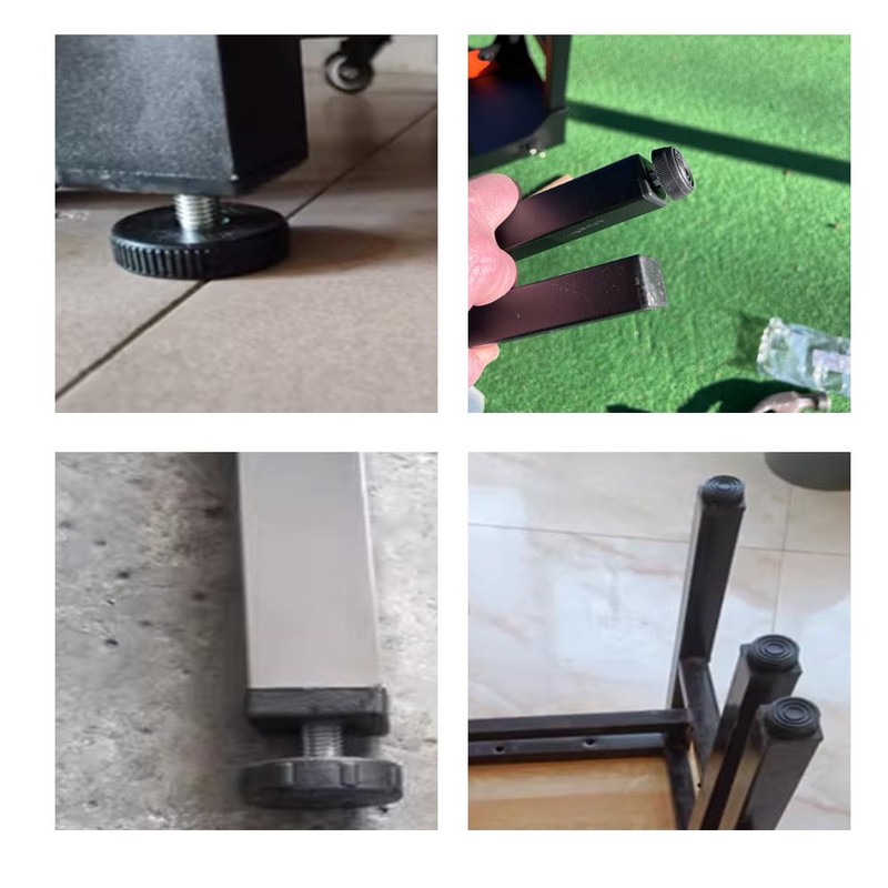 Supertool 4PCS Adjustable Leveling Feet 20 x 20mm Square Tube