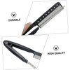 Gatuida 1pc Shaped Hair Straightening Brush Tool Professional Hair Comb