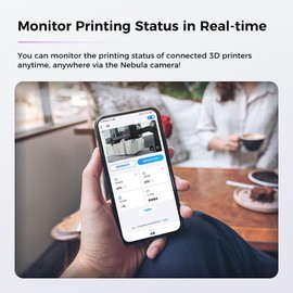 Creality Nebula Kamera, WIFI Echtzeit Überwachung Time-Lapse 3D Drucker Kamera für Creality Sonic Pad, Creality Nebula Pad, Ender 3 V3 KE, CR-10 SE, Halot Mage mit Halot Mage Pro
