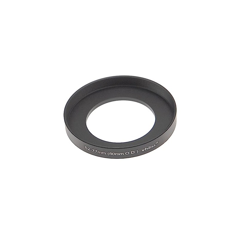vhbw Step Up Ring Adapter from 52mm to 77mm Compatible