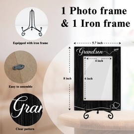 YUEXLL Grandson Picture Frame, Frame Gifts for Christmas Birthday