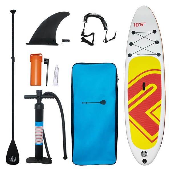 GAOMON Inflatable Stand Up Paddle Board, 10'6" x 33" x