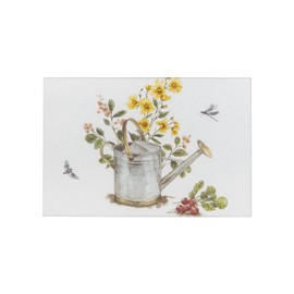 Boston International Charcuterie Board Tempered Glass Serving Tray for Cheese, Meats & Snacks Platter for Kitchen & Entertaining, Small 12" x 8", Garden Watering Can