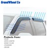 Window Deflectors Smoke Tinted Tape-On Side Window Vent Visor Deflectors