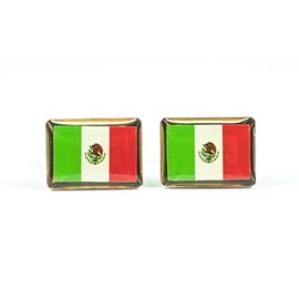 Mexico Flag Cufflinks