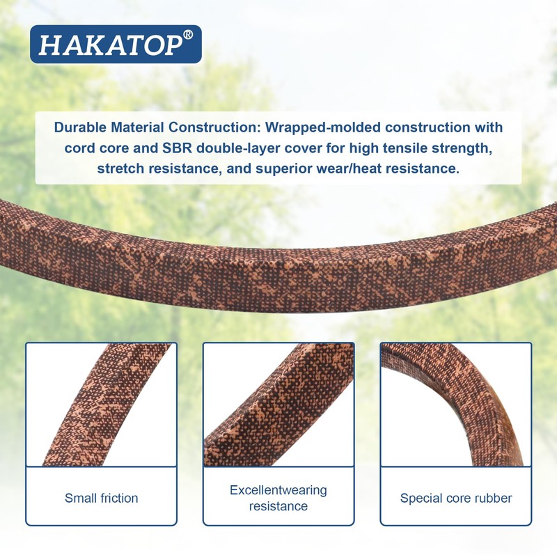 HAKATOP 121-5765 PTO Drive Belt 1/2" x 30" Single Replacement