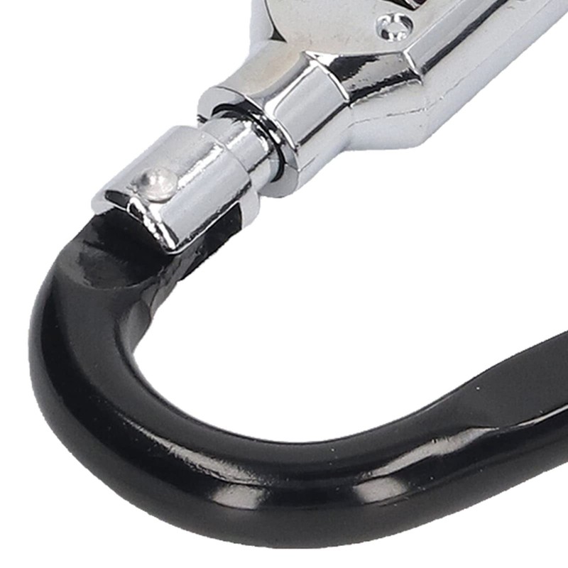 Asixxsix Motorcycle Helmet Lock, Heavy Duty Anti-Theft Pin Combination Carabiner