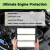 Cyanslen Engine & Cabin Air Filter Kit for CR-V CRV