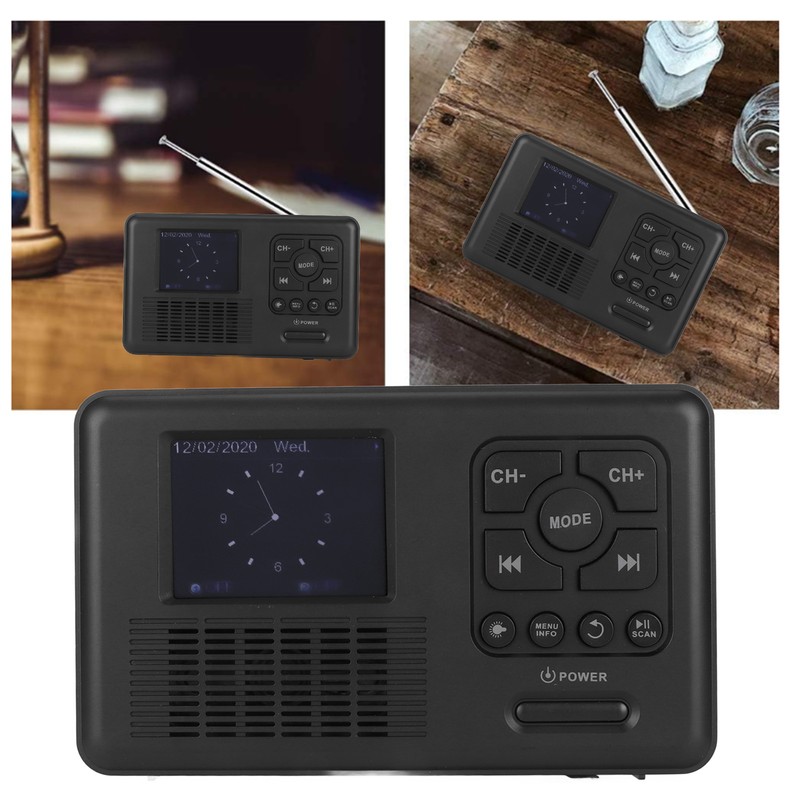 Solar Hand Crank Radio DAB FM Bluetooth 5.0 4 Ways