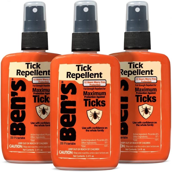 Ben's Tick Repellent 3.4 Fl Oz Pump