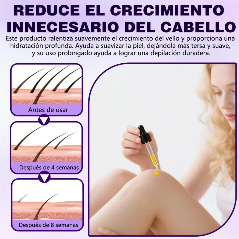 2 Sueros De Aceite De Cyperus Rotundus Para Depilación