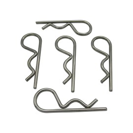 2MM Stainless Steel R Clips x5 (Beta Retaining Pins)