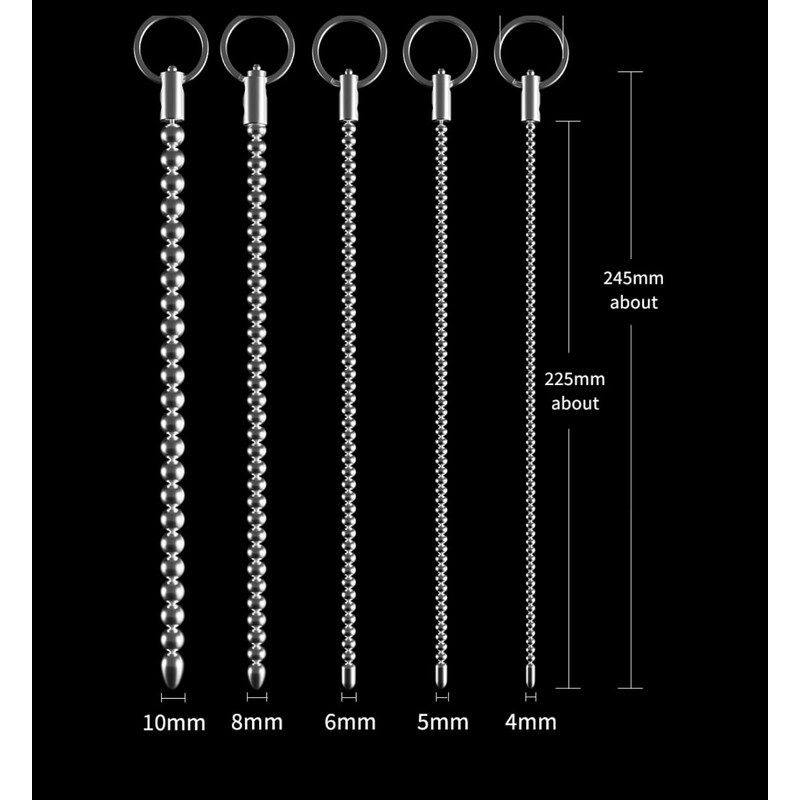 Stainless Steel Multi-Size Male Horse Eye Bars, Bendable-N11 (10mm)