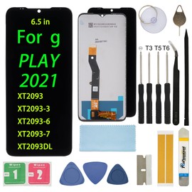 LCD Screen Replacement for Motorola Moto G Play 2023 6.5inch XT2271 XT2271-1 XT2271-3 XT2271-5 Assembly LCD Display Touch Screen Digitizer with Frame Repair Tools