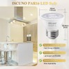 DiCUNO PAR16 LED Bulb 60W Equivalent, 6W Short Neck Spotlight