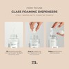 MaisoNovo Glass Foaming Soap Dispenser 14 Oz | Clear Glass