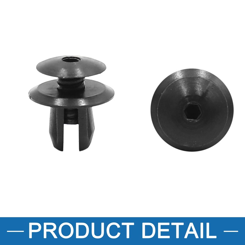 A ABSOPRO Rivet Clips Bumper Mudguard Attachment 10 mm for