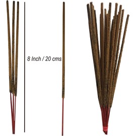 Ayurvedic premium masala incense 15gm x12 pack | Lasting Aroma for Positivity |Organic Hand Rolled Free from Chemicals | For Church Puja Temple Aroma Therapy Relaxation Meditation Yoga |(Dragon Blood)