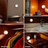 STAR-SPANGLED 4 Pack 3.1” Dimmable Push Tap Lights, Stick on
