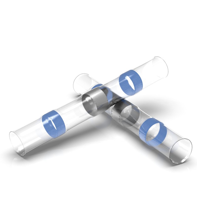10 - 100 solder connector blue Ø 5 mm 1,0