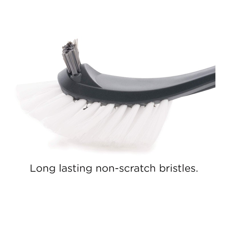 CleanPEAK Pack of 2 Fantail Dish Brushes with Soft Grip