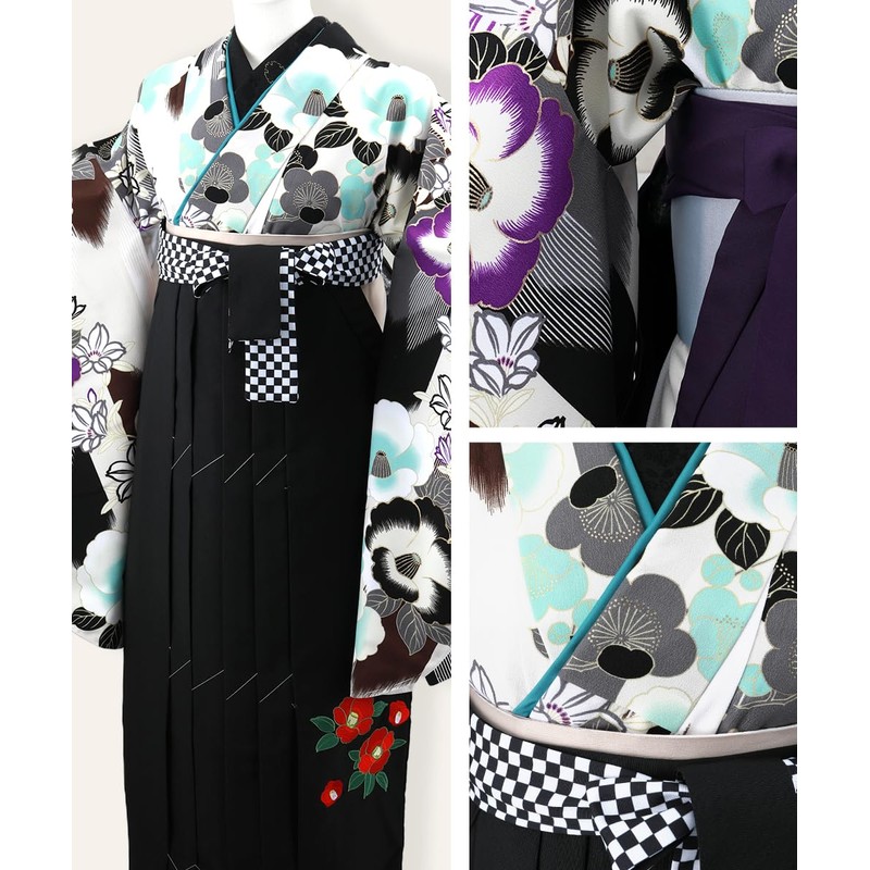 Sarasa mi-48 Earth Color, Dull Color, Hakama, Yukata Belt, Reversible,