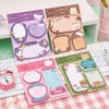 3 Pads Mini Reusable Small Sticky Note Pads Set 20