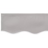vidaXL Awning Roller Blind for 4.5 m Frame Light Grey