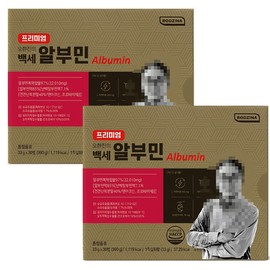Rosina Premium Oh Han-jin's Baekse Albumin 33g 30 pieces, 2 boxes, 60 bottles / 로지나 프리미엄 오한진의 백세 알부민 33g 30개입 2박스 60병