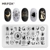 5 Pcs Nail Plates Stamping Set Starry Star Moon Esoteric