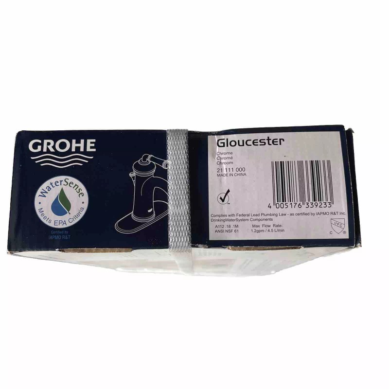 Grohe Glouchester Single Hole Single Handle Bathroom Faucet in Chrome