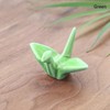 AIMALL Japanese Ceramic Chopstick Rest, Handmade Paper Crane Design Chopstick