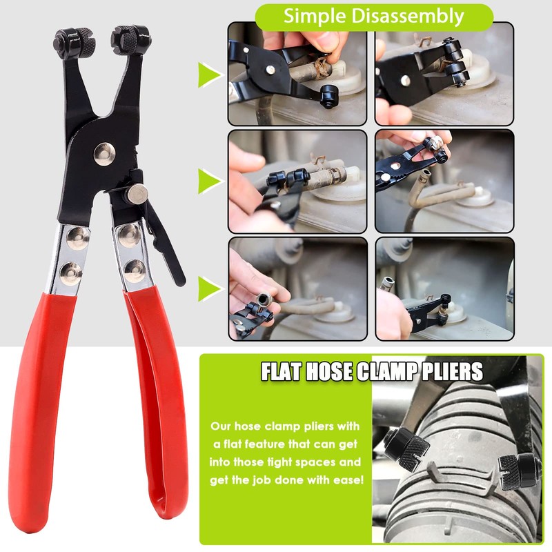 Keadic 10 Pcs Car Repair Tool Kit with Storage Bag,