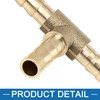 A ABSOPRO Brass Hose Barb Fitting 6mm 3 Way Tee