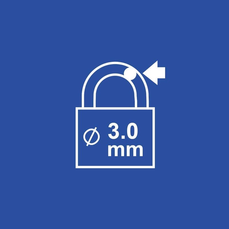 Faithfull Brass 4 Digit Combination Padlock 20mm