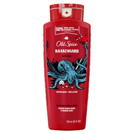 Old Spice Body Wash for Men, Krakengard, Long Lasting Lather, 21 FL OZ