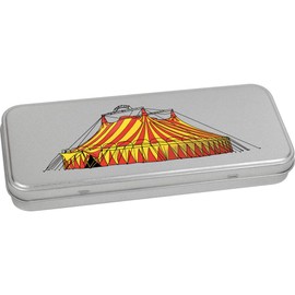 Azeeda 'Circus Tent' Metal Hinged Stationery Tin/Storage Box (TT00212299)