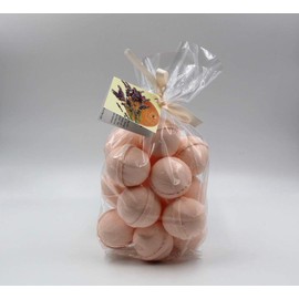 SpaPure CLEMENTINE LAVENDER Bath Bombs 14 Bath Fizzies, ultra-moisturizing bath melts, popular 1 oz (half round shape) made in USA with Shea Butter, Mango Butter - Great for Dry Skin