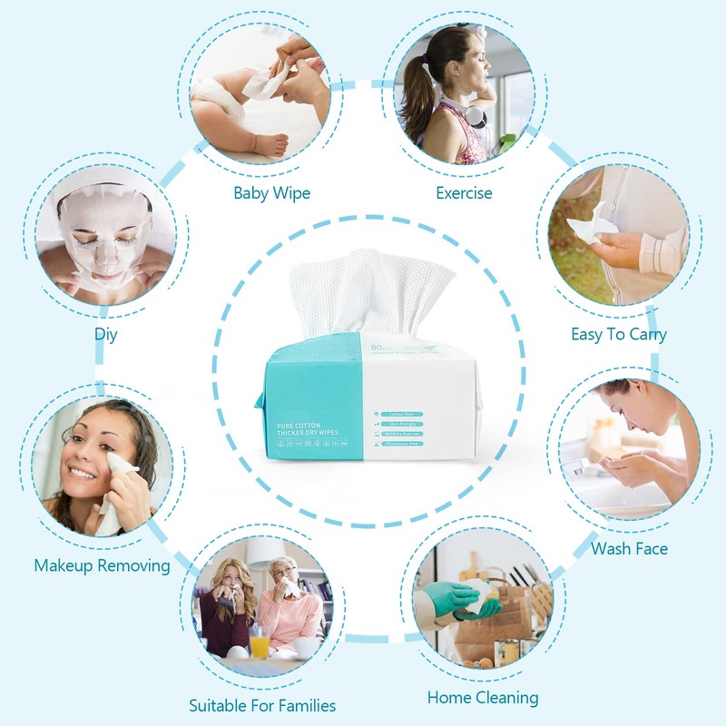 JANORS Disposable Face Towel,Face Wipes Cloths for Washing,Soft Facial Tissue